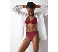 Slip TRIUMPH "Pretty Modal Tai", Damen, Gr. XL, rot (rot musk), Jersey, Obermaterial: 91% Modal, 9% Elasthan, Unterhosen Slip, atmungsaktiv und weich (54080417-XL) rot musk