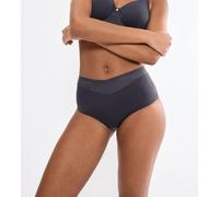 Slip TRIUMPH "True Shape Sensation T Maxi", Damen, Gr. 40, ink gray, Obermaterial: 56% Polyamid, 44% Elasthan, Unterhosen Slip, Mesh-Einsätze (90572157-40) ink gray