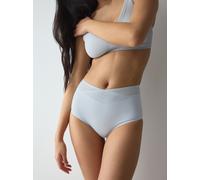 Slip TRIUMPH "True Shape Sensation T Maxi", Damen, Gr. 42, pearl grau, Jersey, Obermaterial: 56% Polyamid, 44% Elasthan, Unterhosen Slip, Mesh-Einsätze (19039760-42) pearl grau