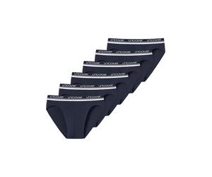 Slip UNCOVER BY SCHIESSER "Slip 6er Pack", Herren, Gr. S, blau (dunkelblau), Obermaterial: 95% Baumwolle CO. 5% Elasthan EL., Unterhosen Slip (51965955-S) dunkelblau