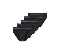UNCOVER by SCHIESSER Herren-Slips Rio-Slip Single Jersey einfarbig Schwarz L 5er Pack