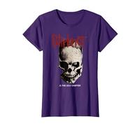 Slipknot .5 The Gray Chapter Skull T-Shirt, Damen, Violett, XS