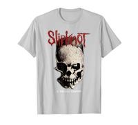 Slipknot .5 The Gray Chapter Skull T-Shirt, Herren, Silber, XL