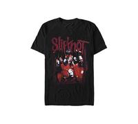 Bravado! Designs T-Shirt Slipknot Band Frame Unisex 100% Baumwolle Schwarz Größe S