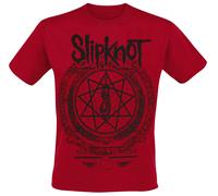 Slipknot Blurry T-Shirt dunkelrot in XXL
