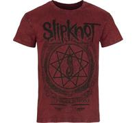 Slipknot Blurry Männer T-Shirt rot M 100% Baumwolle Band-Merch, Bands