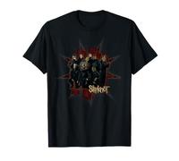 Slipknot Damen Unisex-Kinder Unisex-Erwachsene Klassisch Schwarz Logo T-Shirt, Kurzarm, Crew-Ausschnitt, Small, Polyester 100%