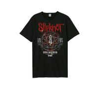 Amplified Unisex Band T-Shirt - Slipknot - des Moines, Schwarz, XL