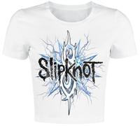 Slipknot Electric Blue Frauen T-Shirt weiß