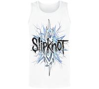 Slipknot Electric Blue Männer Tank-Top weiß S 100% Baumwolle Band-Merch, Bands, Horror