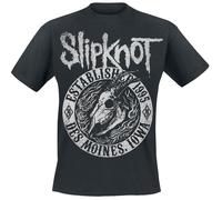 Slipknot Flaming Goat T-Shirt schwarz in S