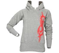 Slipknot - Girlie Kapuzenpullover Tribal - grau meliert XL