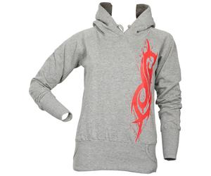 Slipknot - Girlie Kapuzenpullover Tribal - grau meliert XL