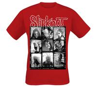 Slipknot Grid Photo T-Shirt rot in M