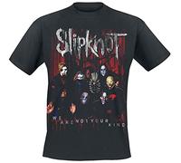 Slipknot Group Photo Herren-T-Shirt - schwarz - Offizielles Merchandise M