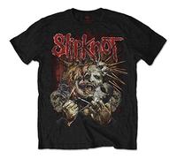 Slipknot Herren T-Shirt Schwarz Schwarz Large Gr. M, Schwarz