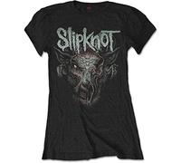Slipknot 'Infected Goat' (Black) Womens Fitted T-Shirt (Large)