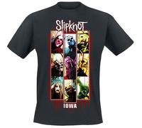 Slipknot Iowa Band Splatter T-Shirt schwarz in XXL