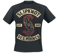 Slipknot Iowa des Moines Männer T-Shirt schwarz XL 100% Baumwolle Band-Merch, Bands