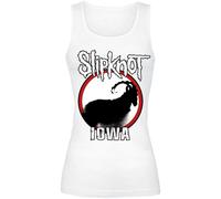 Slipknot Iowa Goat Silhouette Tank-Top weiß in XXL