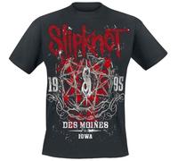 Slipknot Iowa Star Männer T-Shirt schwarz 4XL 100% Baumwolle Band-Merch, Bands