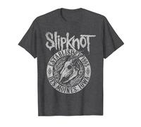 Slipknot Iowa Totenkopf 1995 T-Shirt, Herren, Anthrazit Meliert, 6XL