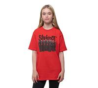 Slipknot Kids T Shirt Choir Band Logo Nue offiziell Rot (Ages 5-14 Yrs)