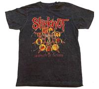 Slipknot Kinder T-Shirt Liberate Band Logo New Official Black Dye Wash, Schwarz, X-Small (3/4 Yrs)
