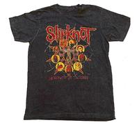 Slipknot Kinder-T-Shirt Liberate Band Logo, offizielle schwarze Waschung, Schwarz, Large (9/10 Yrs)