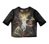 Slipknot Mesh Crop Top T Shirt The End So Far Profile offiziell Damen Schwarz XL