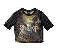 Slipknot Mesh Crop Top T Shirt The End So Far Profile offiziell Damen Schwarz XS
