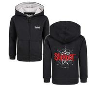Slipknot Metal-Kids - Star Symbol Kinder-Kapuzenjacke schwarz in 116