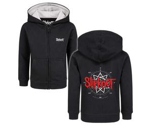 Slipknot Metal-Kids - Star Symbol Kinder-Kapuzenjacke schwarz in 128