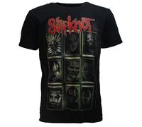 Slipknot New Masks Band T-Shirt Schwarz - Offizielles Merchandise M Schwarz