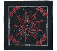 Slipknot Nine Pointed Star - Bandana Unisex Bandana Multicolor 100% Baumwolle Band-Merch, Bands