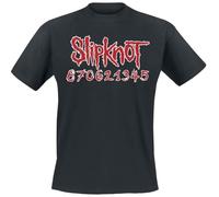 Slipknot Numbers Männer T-Shirt schwarz M 100% Baumwolle Band-Merch, Bands, Horror