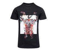Slipknot Offizielles T-Shirt Metal Devil Single Cover Blur Logo Gr. Large, Schwarz
