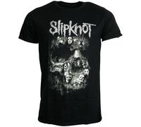 Slipknot - Schwarzes T-Shirt Skull Group L