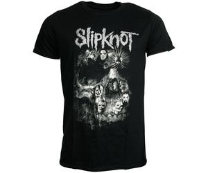 Slipknot - Schwarzes T-Shirt Skull Group M