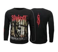 Slipknot Skeleton Flag Langarm-T-Shirt S Schwarz