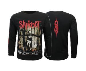 Slipknot Skeleton Flag Langarm-T-Shirt S Schwarz