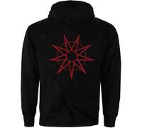 Slipknot - Felpa # Xs Ladies Black # 9 Point Star