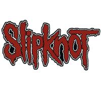 Slipknot Slipknot Logo Patch rot schwarz