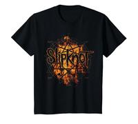 Slipknot Snuff Flames T-Shirt T-Shirt, Kinder, Schwarz, 128