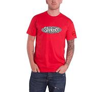 Slipknot T Shirt 20th Anniversary Don't Ever Judge Me Nue offiziell Unisex Rot XS