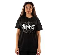 Slipknot T Shirt 9 Point Star Diamante Band Logo Nue offiziell Unisex Schwarz XL