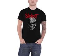 Slipknot T Shirt Gray Chapter Skull Band Logo Nue offiziell Herren Schwarz XL