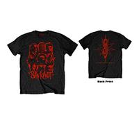 Slipknot - T-Shirt # M Unisex Black # Wanyk Red Patch