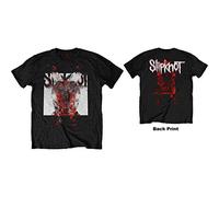 Slipknot - T-Shirt # S Unisex Black # Devil Single - Logo Blur