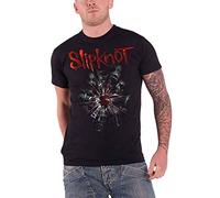 Slipknot T Shirt Shattered Band Gray Chapter Logo offiziell Herren Schwarz XXL